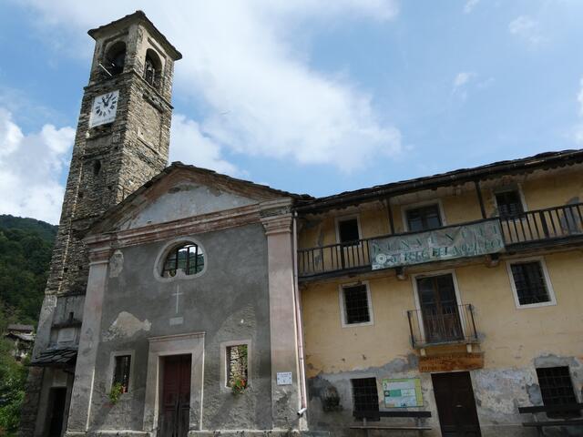 la chiesa di Richiaglio