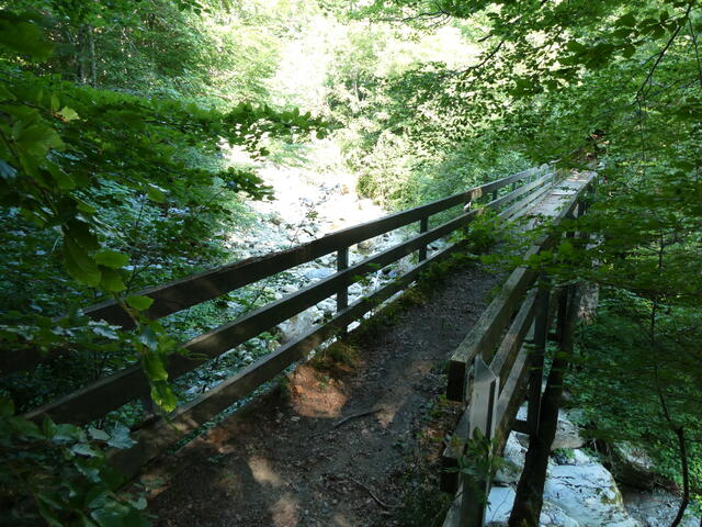 passerella sul rio Richiaglio