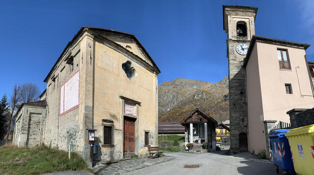 cappella di San Vito (Piazzette, Usseglio) con il campanile staccato